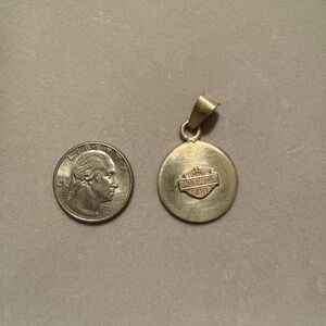 Harley Davidson sterling silver charm / pendant